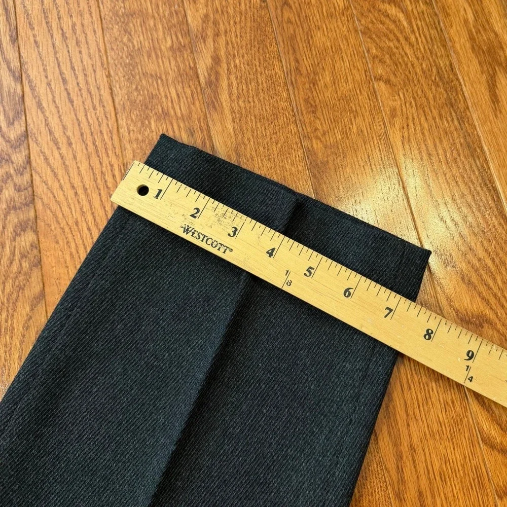 Vintage J Crew Oarsman Pants Mens 33x33 100% Wool Dark Gray Dress Trouser
